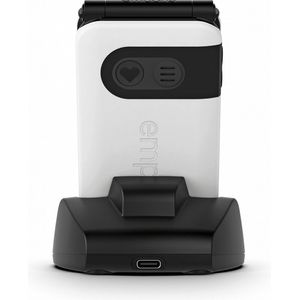 Emporia emporiaSIMPLICITYglam.4G 7,11 cm (2.8") 106 g Zwart, Wit Seniorentelefoon