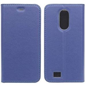 Emporia Lederen Flip Case voor Smart.5 Blue, LTB-NAP-S5-BL