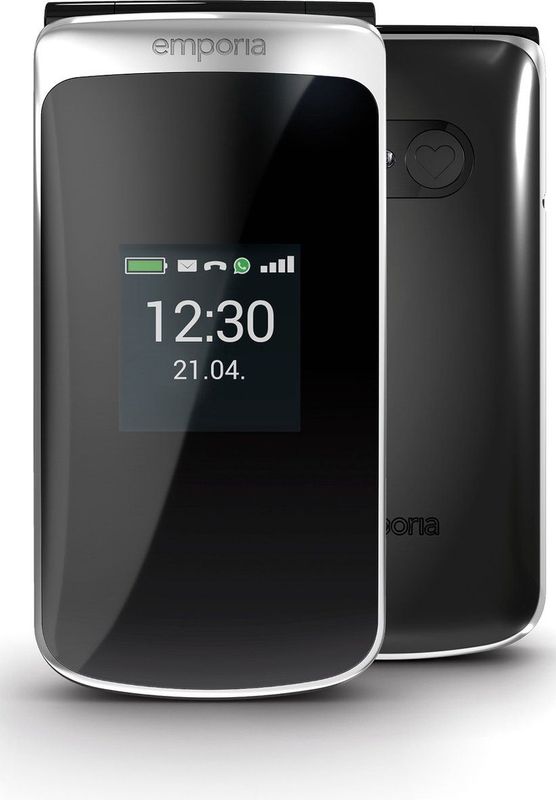 Emporia emporia , all carriers, TOUCHsmart 2, schwarz, Großtastenklapphandy