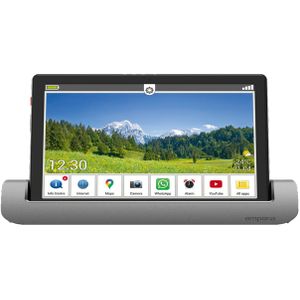 emporia Tablet | Tablet voor senioren 4G Volte | Tablet PC met SIM-kaart | 10,1 inch display | Android 11 | 13 MP camera | zwart