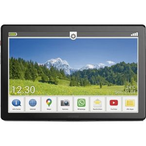 emporia Tablet | Senior 4G Volte Tablet | Tablet PC met simkaart | 10,1 inch display | Android 11 | 13 MP camera | zwart