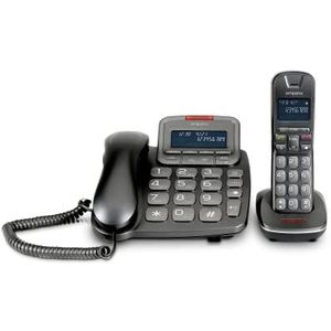 Emporia - TH21ABB - Draadloze Telefoonset - Zwart - DECT - Compatibel met Hoorapparaten
