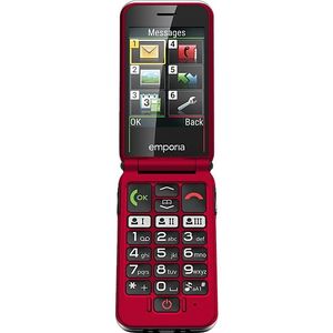 Emporia Joy 4g Senior Feature Phone - Rood