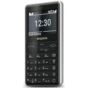 emporia PRIME-LTE Ouderen mobiele telefoon 4G zonder contract 2,31"" scherm Zwart