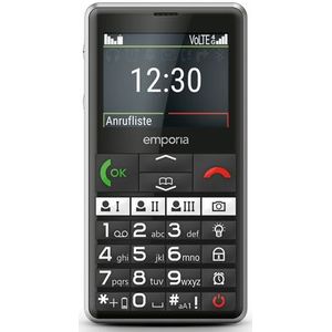 Emporia - emporiaPURE-LTE - Sleutel Mobiele Telefoon - Zwart - 4G - Inclusief Oplaadstation