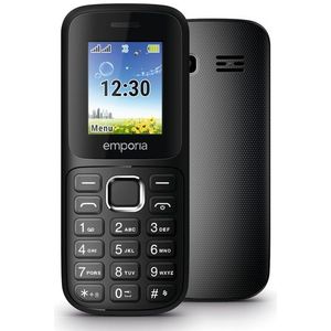 Emporia FN313 - Sleutel Mobiele Telefoon - Zwart - 1.77 inch - 0.08 Mpx - 2G