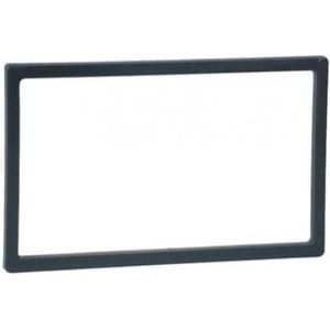 Afwerkframe voor 2-DIN frame 118x188 -102x173 zwart