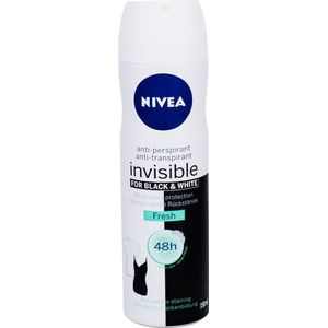 NIVEA - Invisible Black & White Fresh - Antitranspirant Spray - 150 ml
