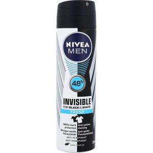 Nivea Men - Invisible Black & White - Antitranspirant Spray - 150 ml