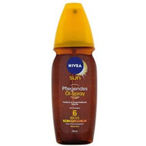NIVEA SUN - Zonnebrandolie Spray - SPF 6 - 200 ml - Hydraterende Bescherming