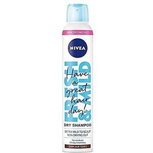 Nivea Fresh Revive Droog Shampoo  voor Meer Volume Dark Tones 200 ml