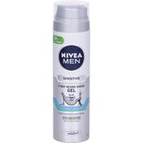 NIVEA - MEN Sensitive - Scheergel - 200 ml - Kalmerende Werking