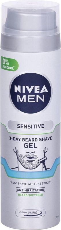 NIVEA - MEN Sensitive - Scheergel - 200 ml - Kalmerende Werking