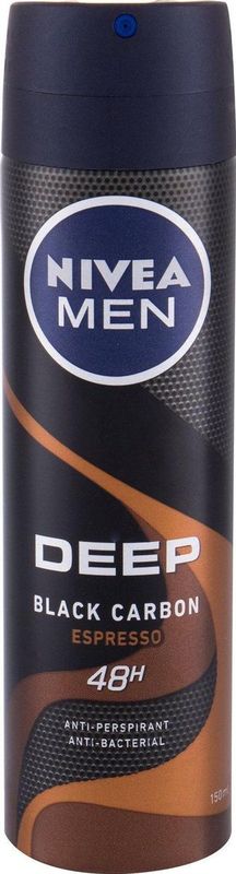 NIVEA MEN - Deep - Antitranspirant Spray - Espresso - 150 ml