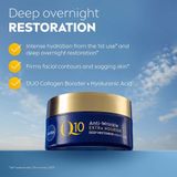 NIVEA - Q10 Extra Nourish - Nachtcrème - 50 ml - Intensieve Hydratatie