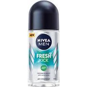 NIVEA MEN - Fresh Kick - Antitranspirant Roll-On - 50 ml