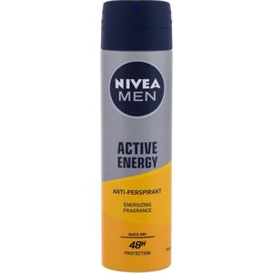 NIVEA MEN - Active Energy - Antitranspirant Spray - 150 ml