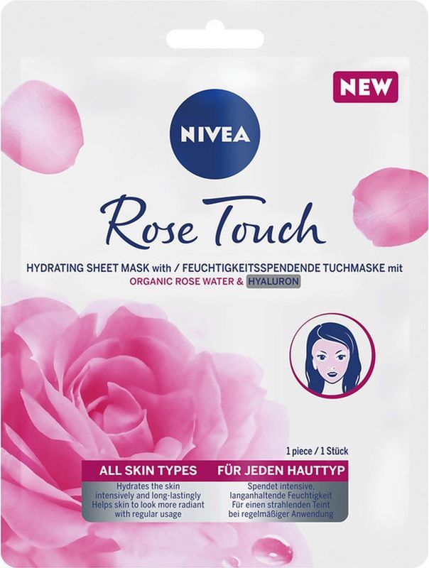 NIVEA - Rose Touch - Gezichtsmasker - 1 st