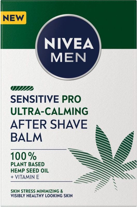NIVEA MEN - Sensitive Hemp - Aftershave Balsem - 100 ml - Hennepolie