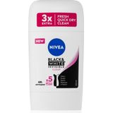 Nivea - Black & White Invisible Clear - Antitranspirant - 50 ml