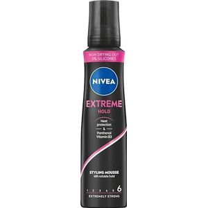 NIVEA - Extreme Hold - Styling Mousse - 150 ml - Voor Vrouwen