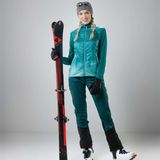 Loeffler outdoorbroek W Touring Pants Pace WS Light Teal - Groen Blauw