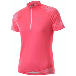 Loeffler - W Bike Shirt HZ Rise 3.0 - Fietsshirt - Roze - Korte Mouwen