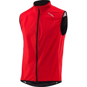Loeffler ärmellose Radweste M Bike Vest wpm Pocket-Rot