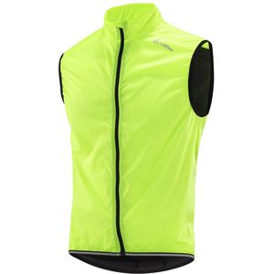 Loeffler fietsvest zonder mouwen Bike Vest Windshell - Neon Geel
