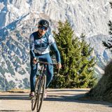 Löffler - M Bike L/S Jersey Floes - Wielrenshirt - Rood - Polyester/Elastan