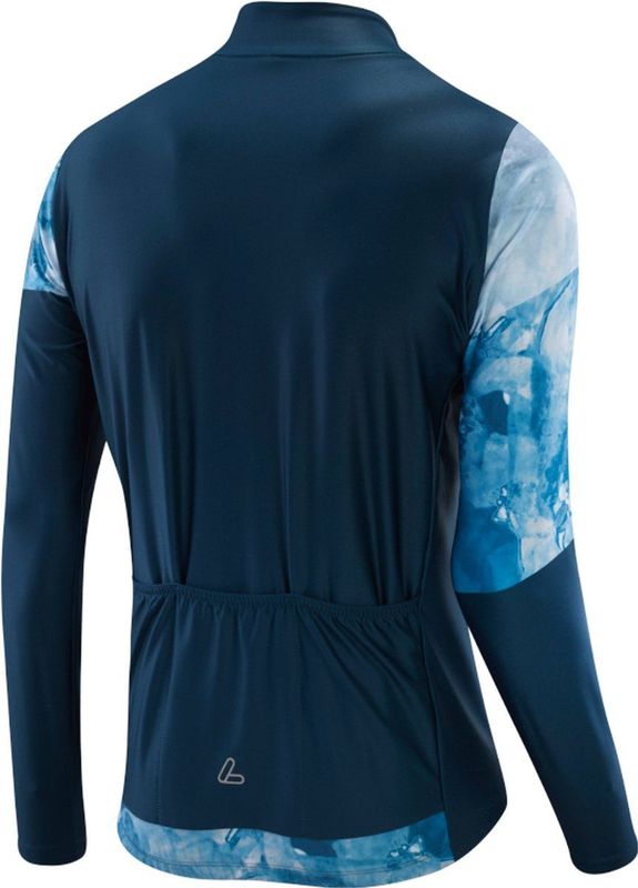 Löffler - M Bike L/S Jersey Floes - Wielrenshirt - Rood - Polyester/Elastan