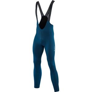 Loeffler fietsbroek lang M Bike Bib Tights Thermo Elastic voor heren - Blauw