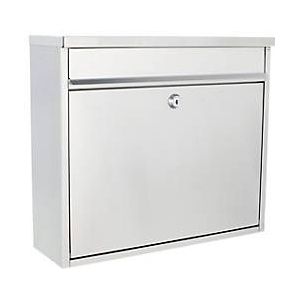 Rottner Brievenbus Hochhaus II RVS |31,5x36x11,5cm|