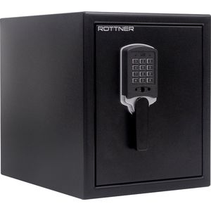 Rottner Datakluis 40 Elektronisch Slot |Antraciet|45x37x 51.3cm|120 min brandbeveiliging voor documenten (UL-test)|