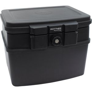 Rottner DATA BOX 3|Cilinderslot|Zwart|34x44x37cm|