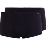 Skiny Skiny Advantage katoenen broek voor heren, slim fit, 2 stuks, zwart.