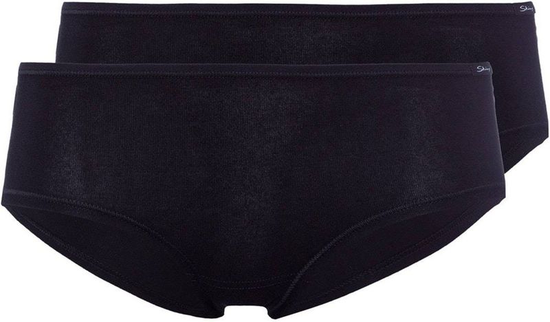 Skiny Slip Basic (2-St) modische Pantys, Logo, im 2er Pack