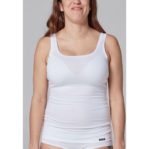 Katoen - Hemd - Wit - 96% Katoen, 4% Elastaan