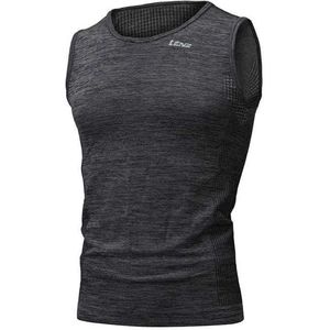Lenz - Top 1.0 - Mouwloos - Grijs - Basislaag