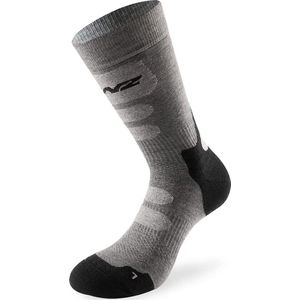 Lenz - Trekking 8.0 - Wandelsokken - Antraciet/zilver
