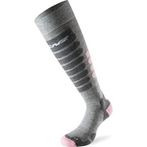 Lenz - Skiing 3.0 - Sportsokken - Zwart - Merino SOFTTEC Materiaalmix
