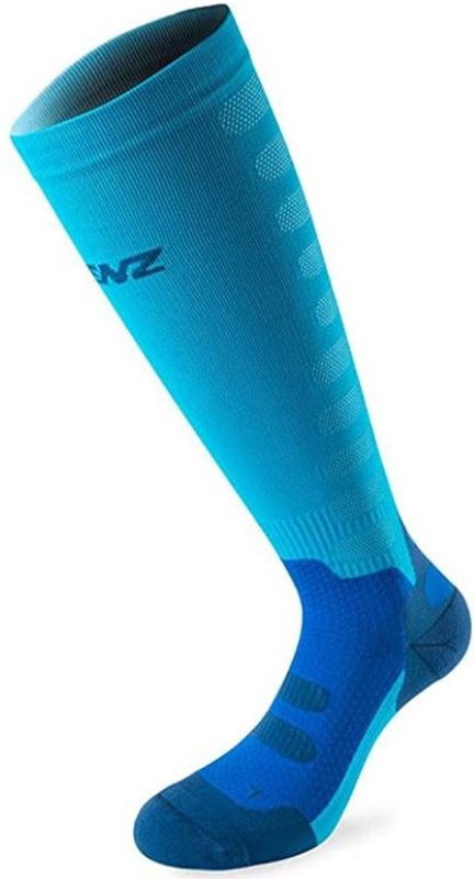 Lenz Sokken Compression 1.0 Polyamide/elastaan Blauw Maat S