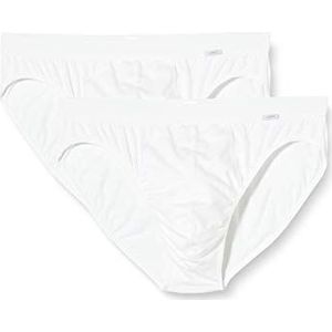 HUBER Herenslip, verpakking van 2 stuks, wit (wit 0500)., M