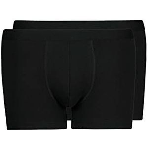 HUBER Heren hipster (verpakking van 2), zwart, XXL