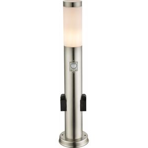 Stehlampe, 2x Steckdose, Bewegungsmelder, H 60 cm, BOSTON