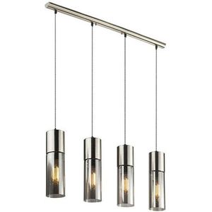 Lighting - ANNIKA - Hängeleuchte Metall Nickel matt, 4x E27