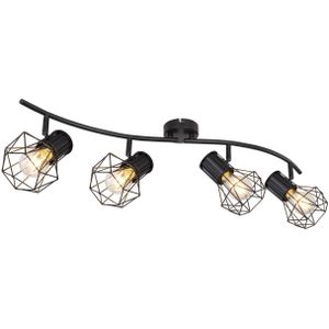 Globo Lighting Strahler  ¦ schwarz ¦ Maße (cm): B: 80 H: 19 T: 22.5 Lampen & Leuchten > Deckenlampen - Sconto