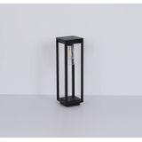 Lighting - CANDELA - Außenleuchte Aluminium Druckguss schwarz matt, 1x E27 LED