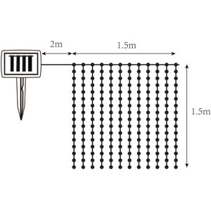 Solar-Lichterkette Kunststoff Schwarz, 192Xled Solar-Lichterkette...