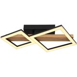 Globo Lighting Deckenleuchte  ¦ schwarz ¦ Maße (cm): B: 48 H: 10 T: 30.0 Lampen & Leuchten > Deckenlampen - Sconto